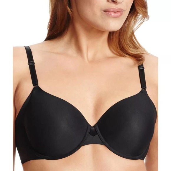 Olga Other - Olga No Side Effects T-Shirt Bra GB0561A Black Wired Women's Size 42DD H14368